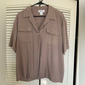 Vintage Breezy Silk Shirt